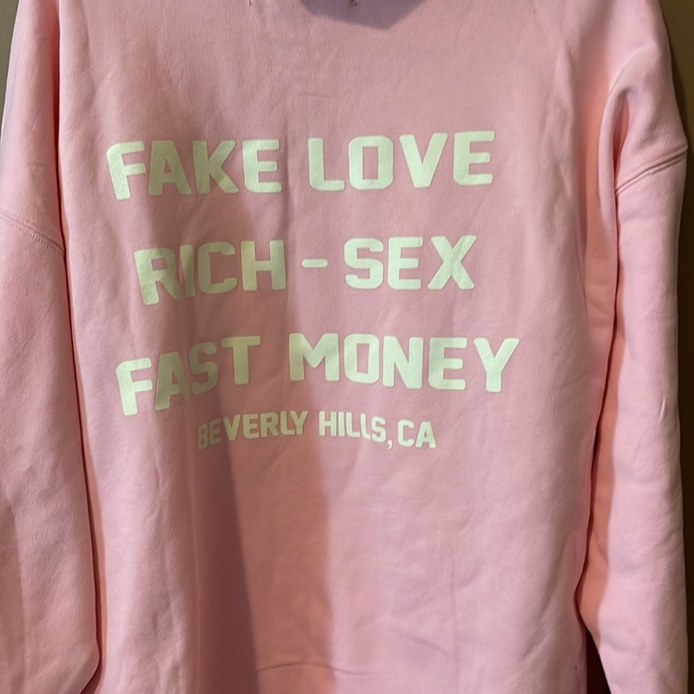Hotel Homme Femme Pink Hoodie - Picture 6 of 7